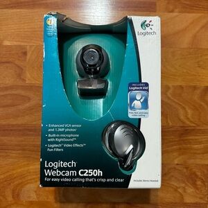 Brand new Logitech Webcam-C250h Box Has Some Wear